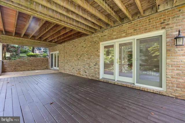 a park view with water view and boat
