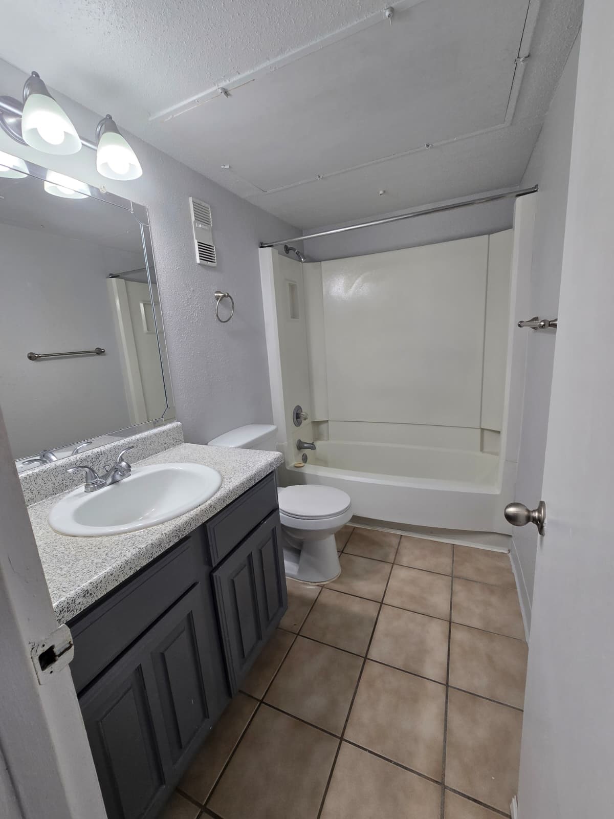 4747 Allendale Road, Unit 8 Houston, TX 77017 - Photo 7 of 11 a bathroom with a sink a toilet and shower