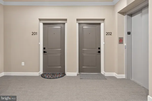 a view of an empty room
