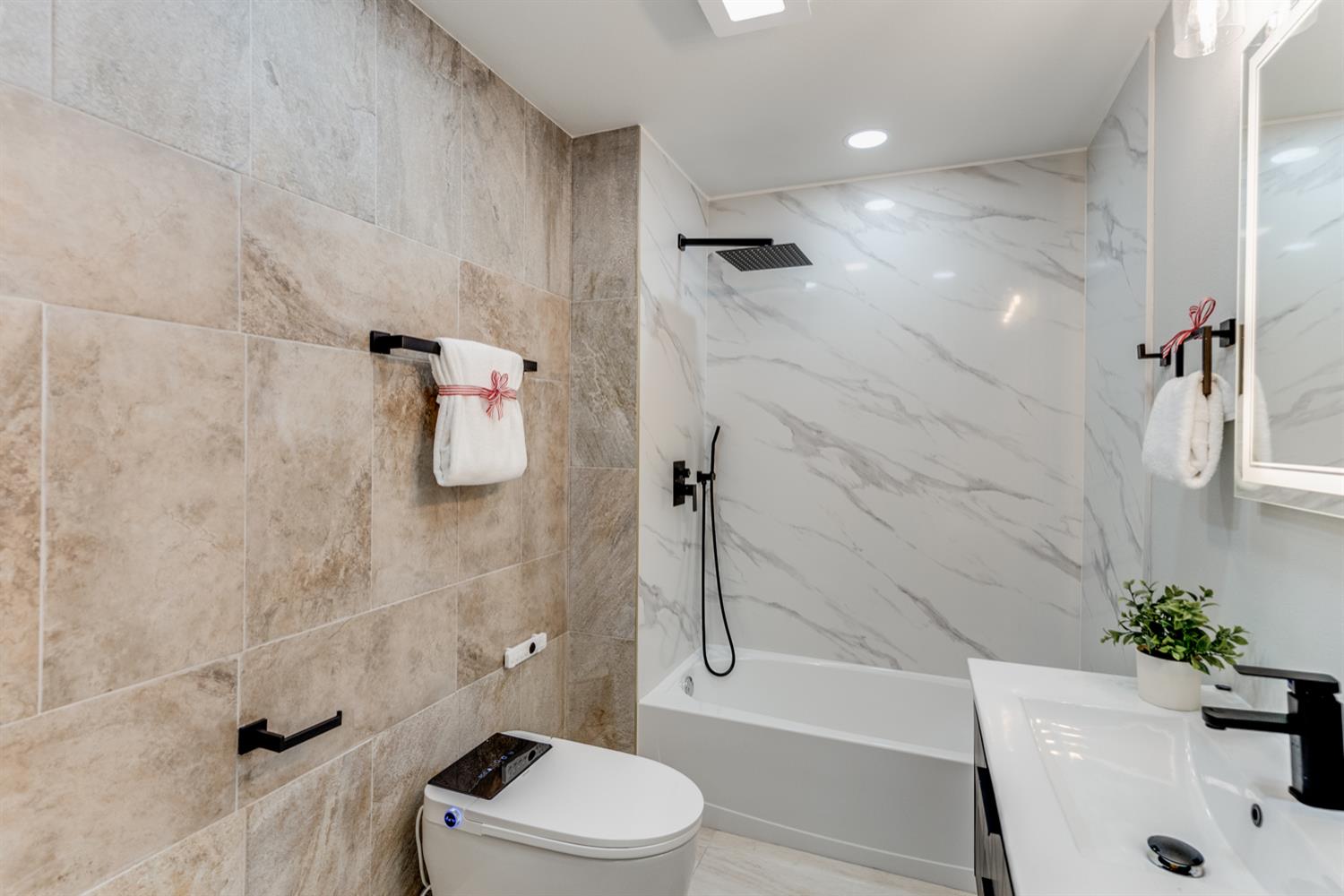 136 North Acacia Avenue Ripon, CA 95366 - Photo 16 of 21 a bathroom with a sink a toilet and shower