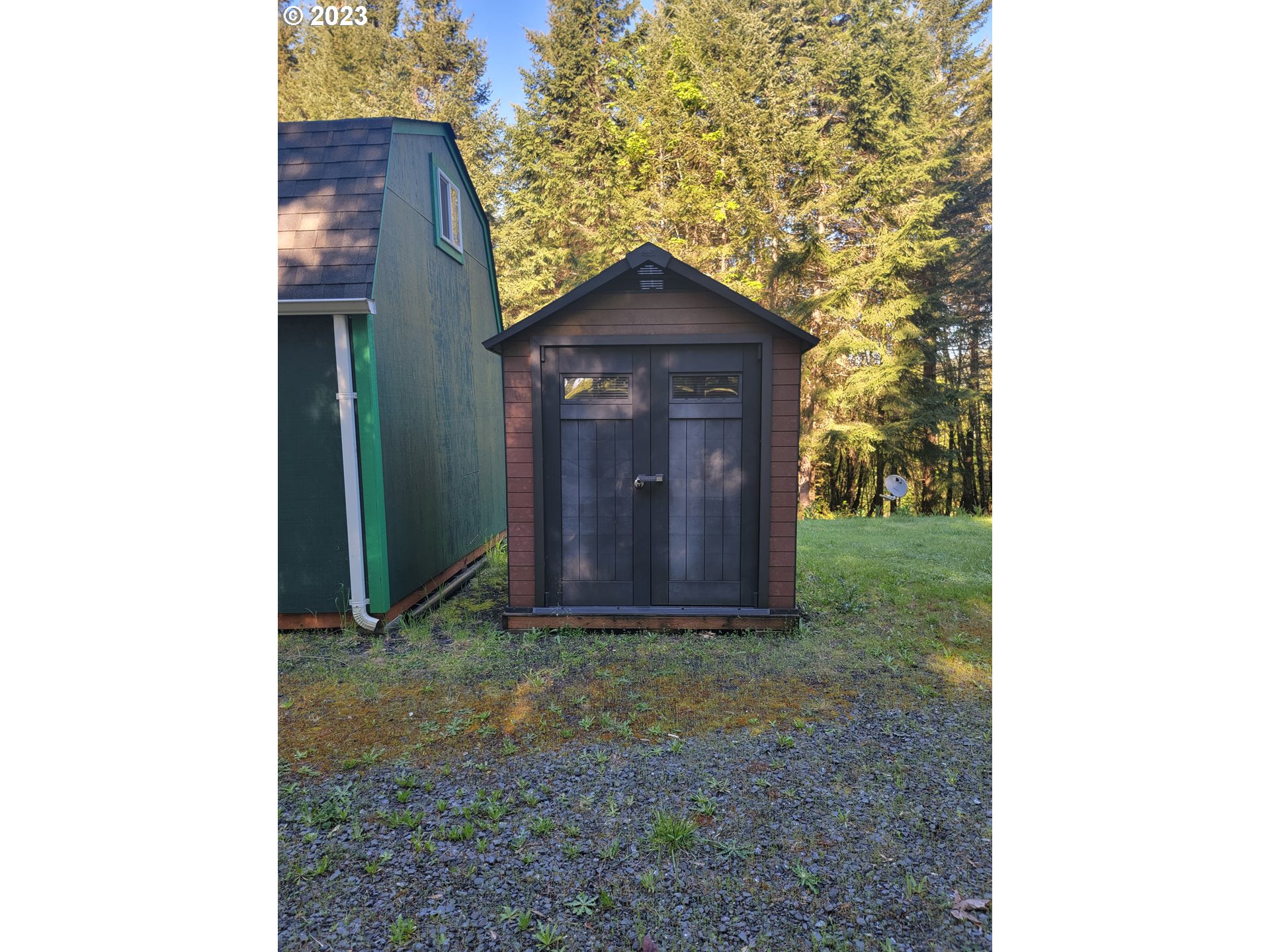 924 Buck Creek Road Drain, OR 97435 - Photo 19 of 22 a view of a small house with a yard