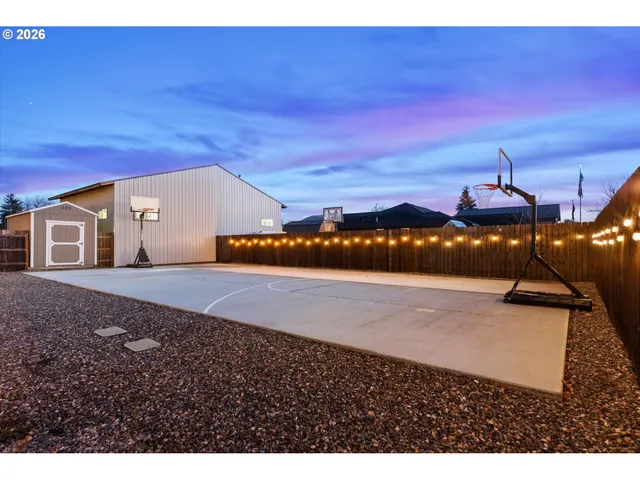 a view of swimming pool with a couch