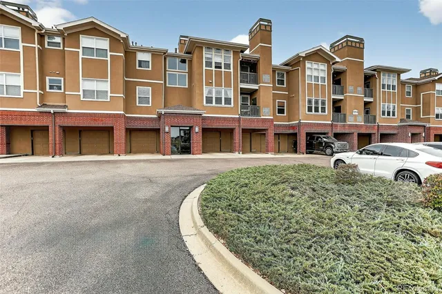 a front view of a building