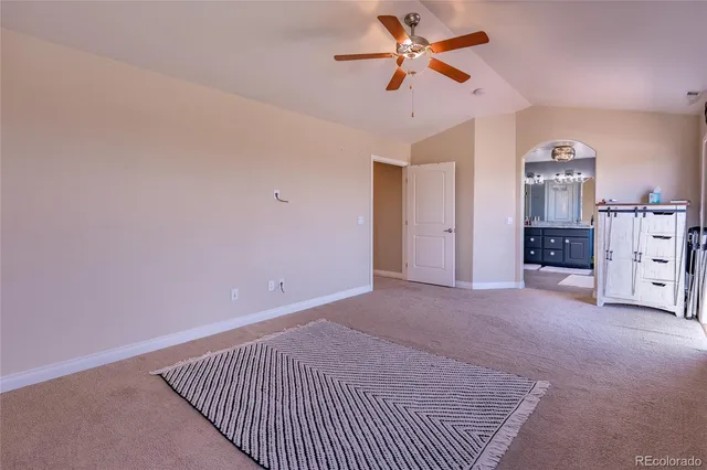 a view of a livingroom with a furniture