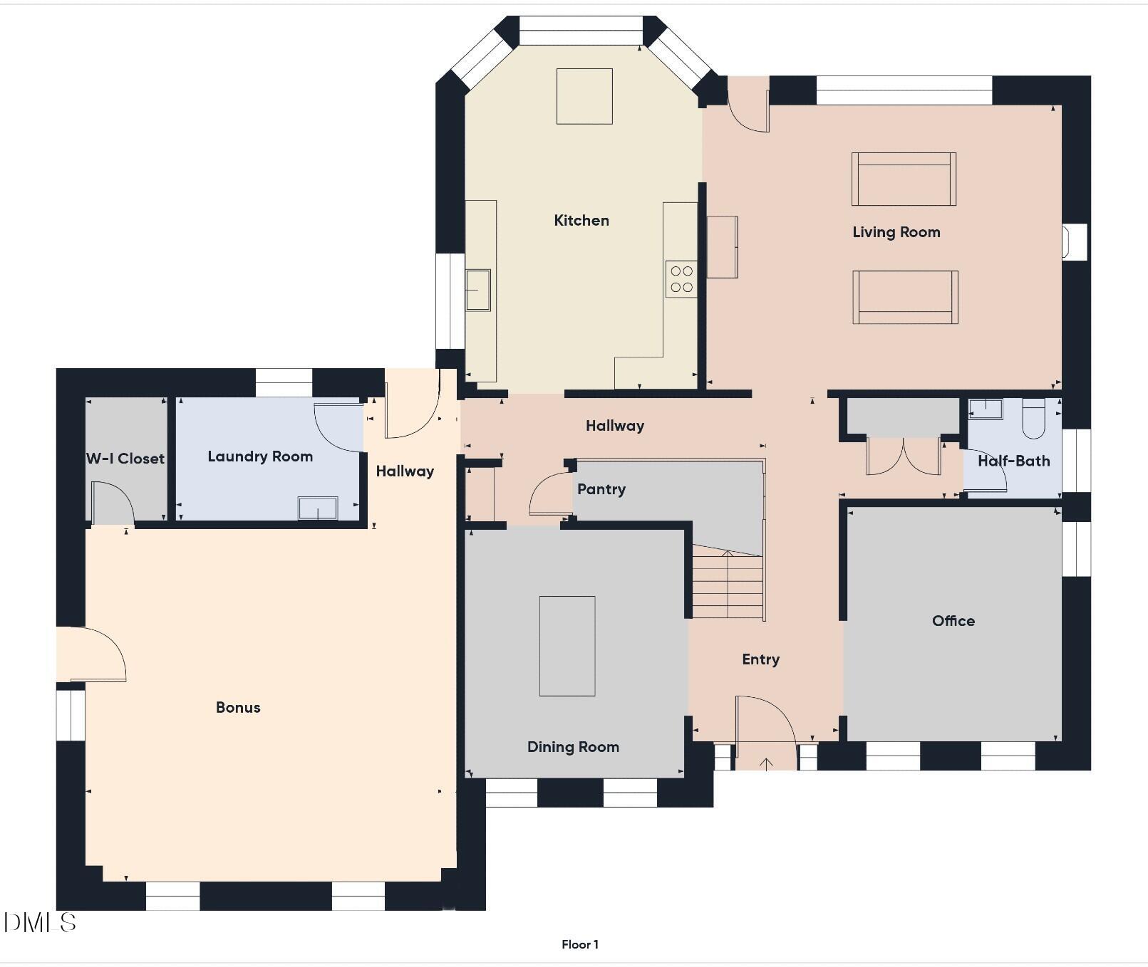2101 Waterwheel Road Hurdle Mills, NC 27541 - Photo 67 of 68 Floor plan 1