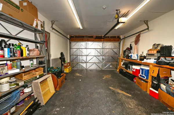 a view of a storage in a room