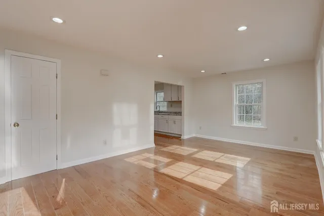 a view of a yard with potted plants