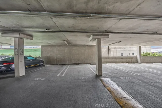 a view of a car garage door