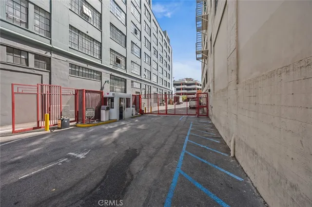 a outdoor space with patio furniture