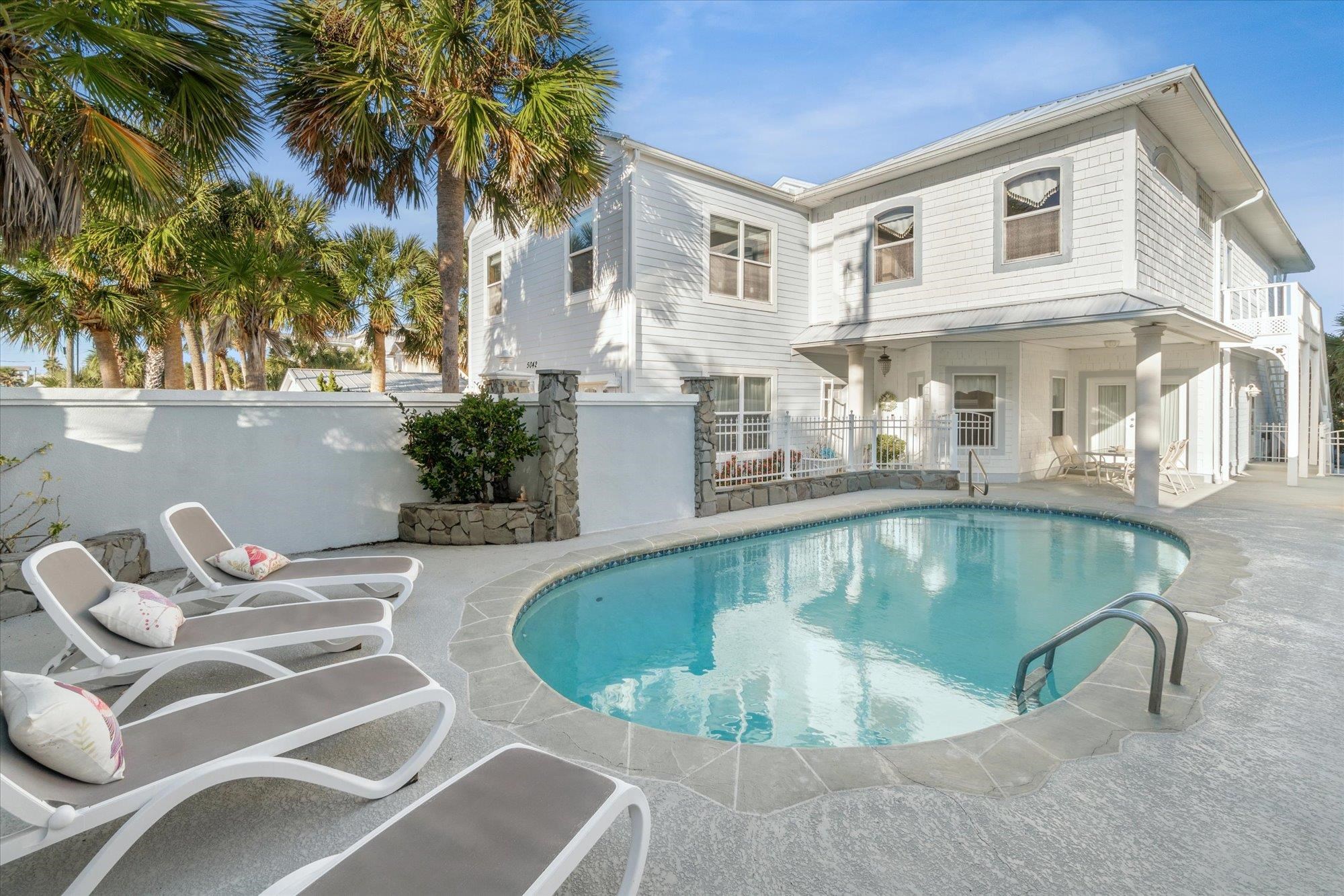 5042 Atlantic View St. Augustine, FL 32080 - Photo 29 of 72 View of swimming pool with a patio area
