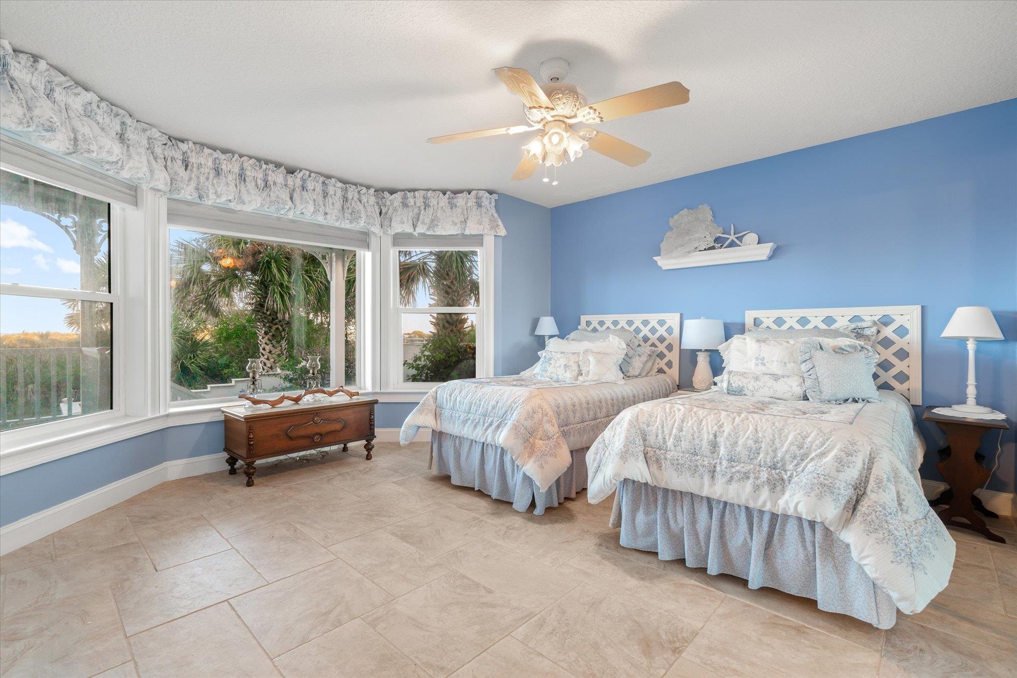 5042 Atlantic View St. Augustine, FL 32080 - Photo 63 of 72 Bedroom with ceiling fan and baseboards