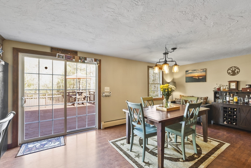 28 Adams Road Hubbardston, MA 01452 - Photo 11 of 35 a view of a dining room with furniture and a window