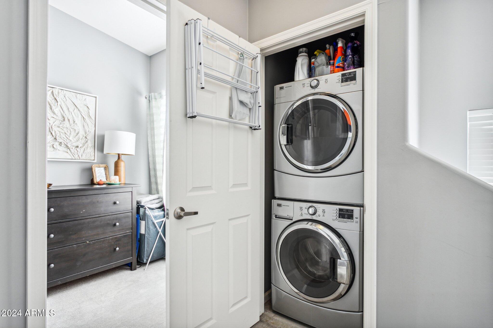1920 East Bell Road, Unit 1161 Phoenix, AZ 85022 - Photo 23 of 37 a utility room with dryer and washer