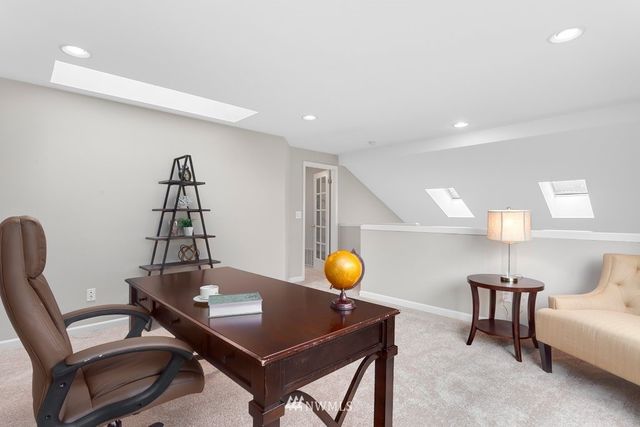 a room with furniture