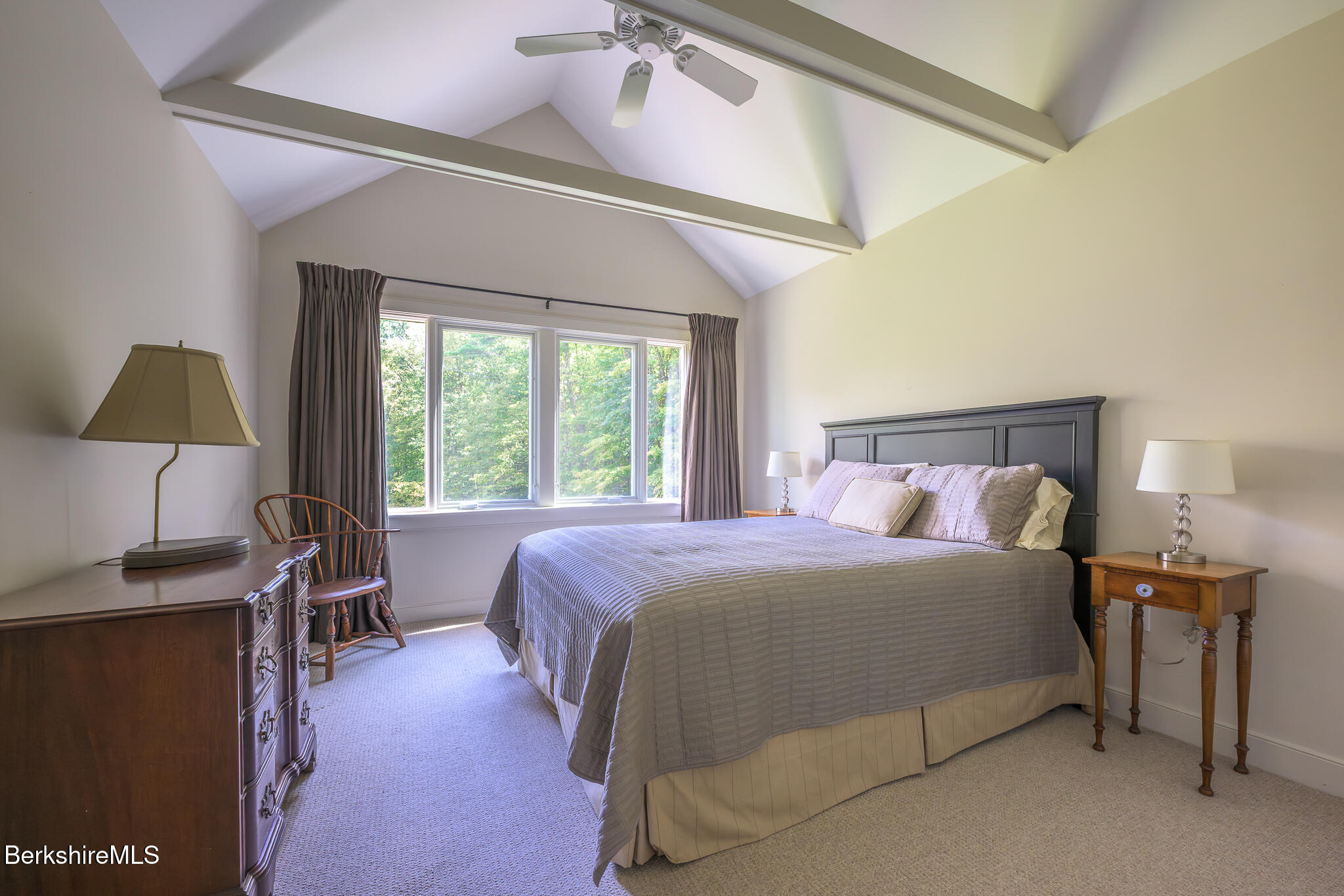 91 North Undermountain Road Egremont, MA 01230 - Photo 49 of 64 a bedroom with a bed and a table