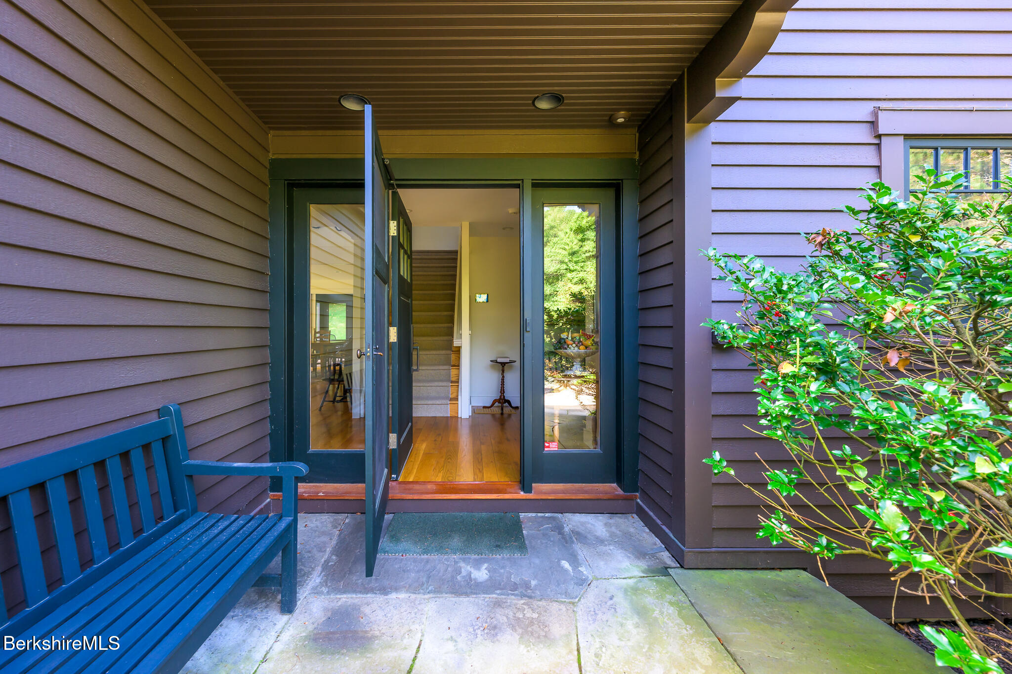 91 North Undermountain Road Egremont, MA 01230 - Photo 8 of 64 a view of a porch with plants and wooden fence