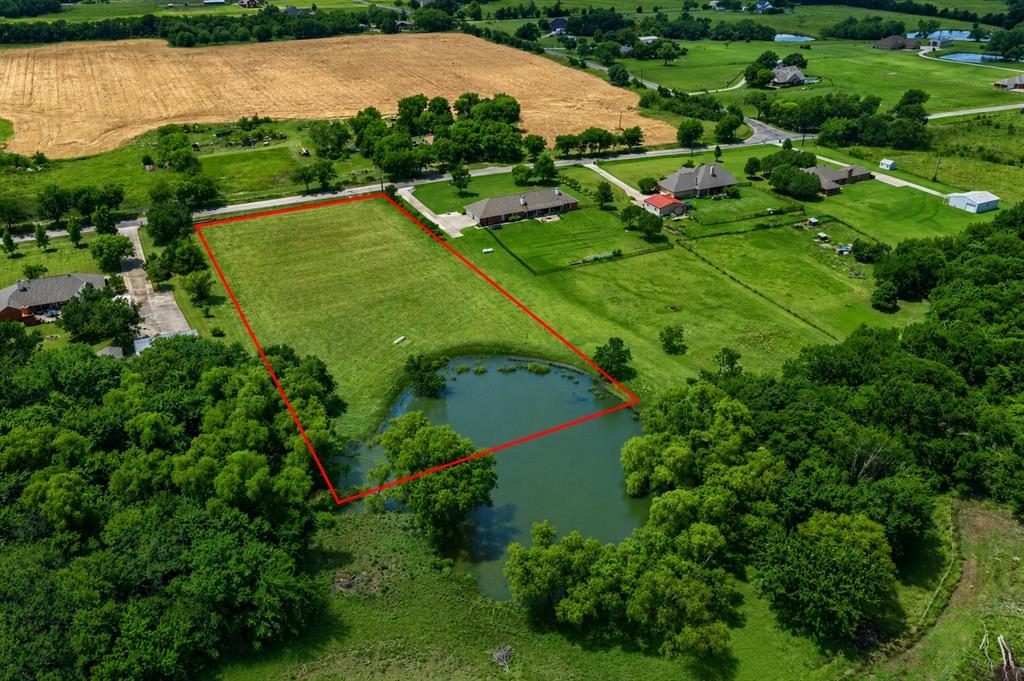 900 Hodgins Road Van Alstyne, TX 75495 - Photo 4 of 10 Expansive land parcel featuring a private pond and surrounding mature trees