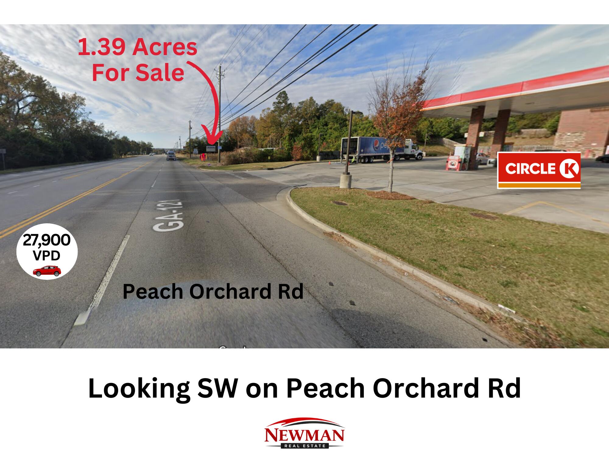 3607 Peach Orchard Road Augusta, GA 30906 - Photo 4 of 11 Looking SW 3607 peach orchard