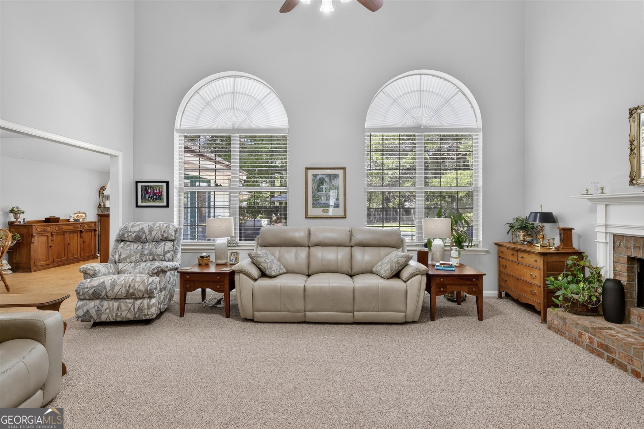 7 Towne Lake Court Pooler, GA 31322 - Photo 12 of 50 a living room with furniture and a large window