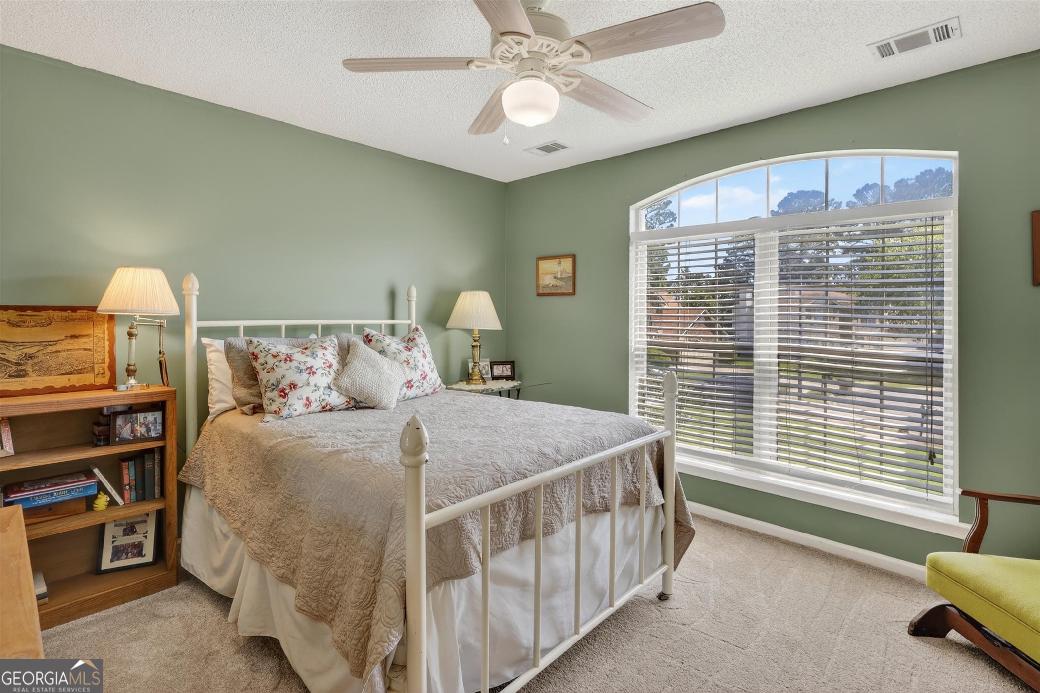 7 Towne Lake Court Pooler, GA 31322 - Photo 35 of 50 a bedroom with a bed and a chandelier