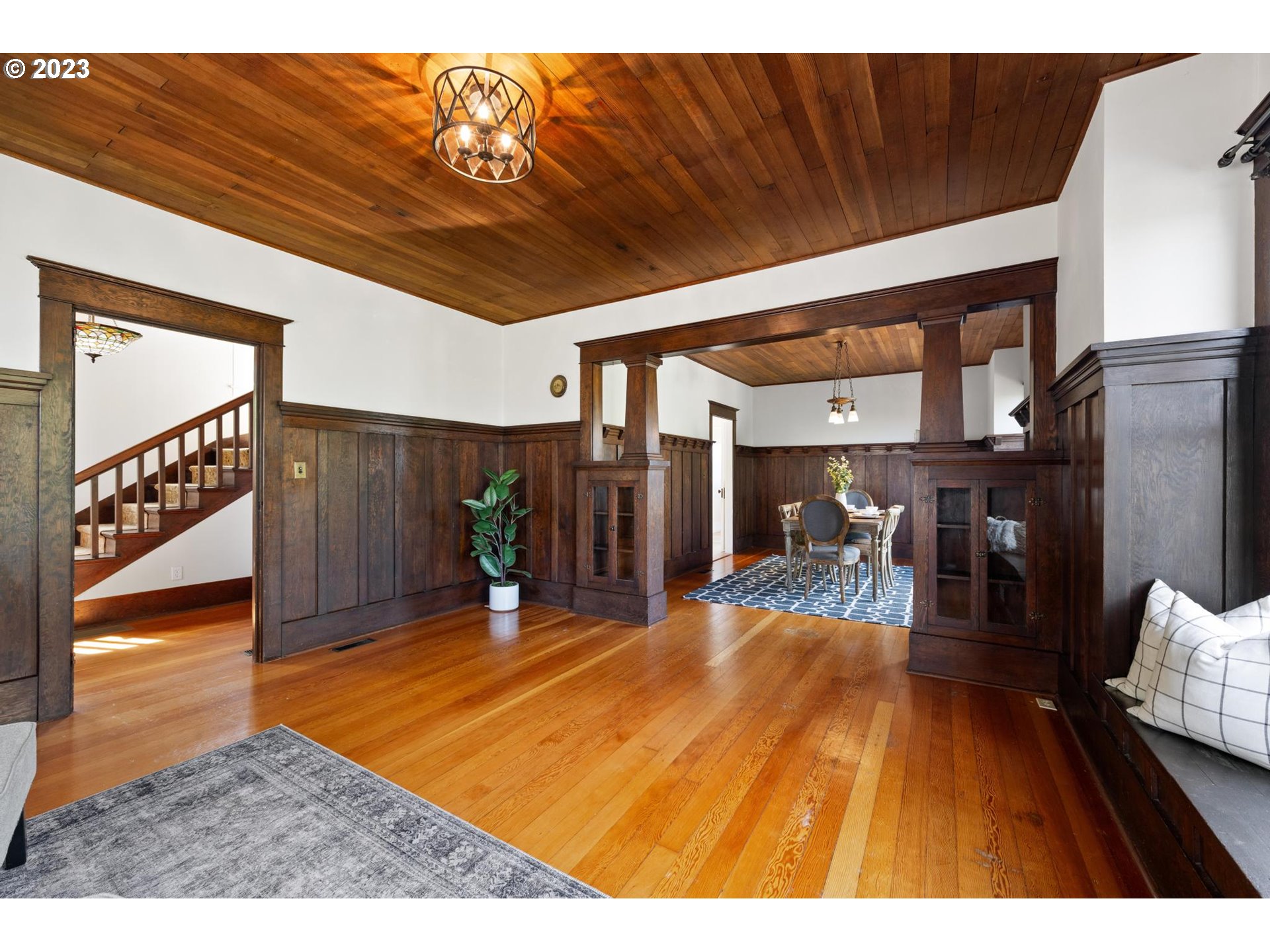 531 35th Street Astoria, OR 97103 - Photo 5 of 37 a view of livingroom with furniture and wooden floor