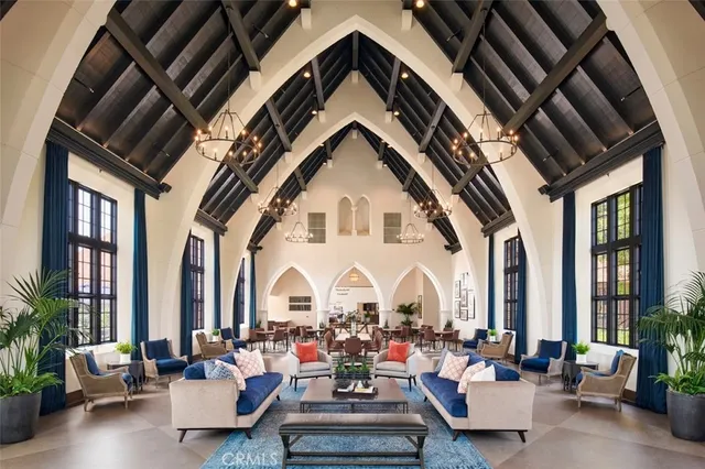 a group of people sitting in roof of a building