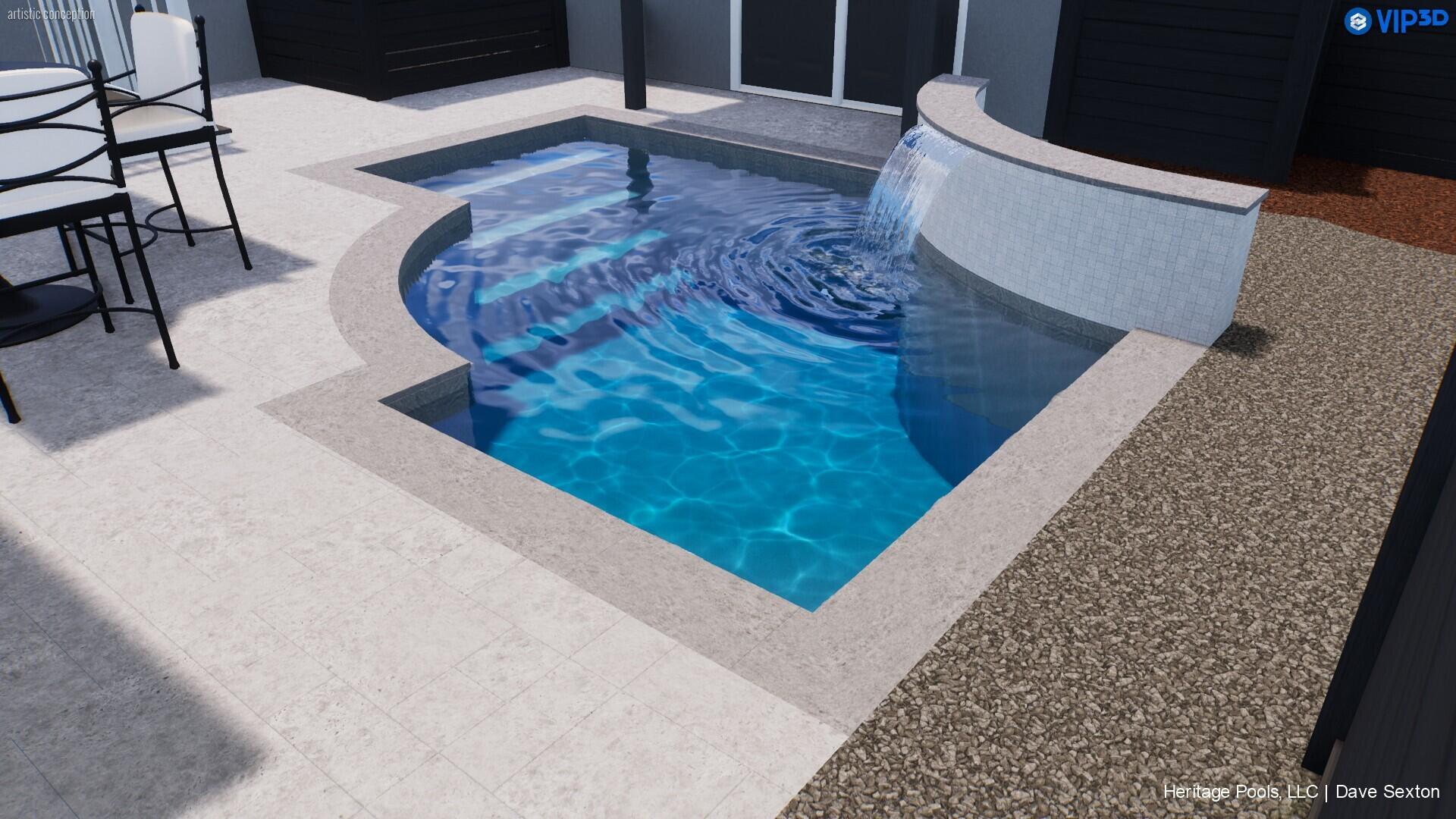 45 Eastlake Road Mount Pleasant, SC 29464 - Photo 61 of 98 Pool Renderings - Heritage Pools