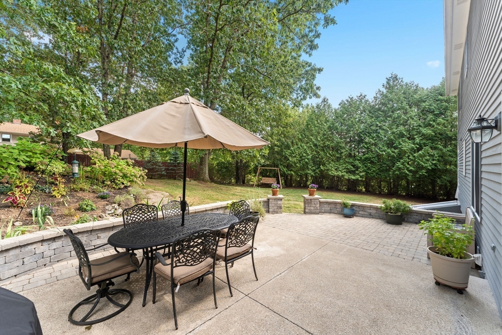 5 Spring House Lane Cumberland, RI 02864 - Photo 25 of 34 a view of patio with furniture and garden