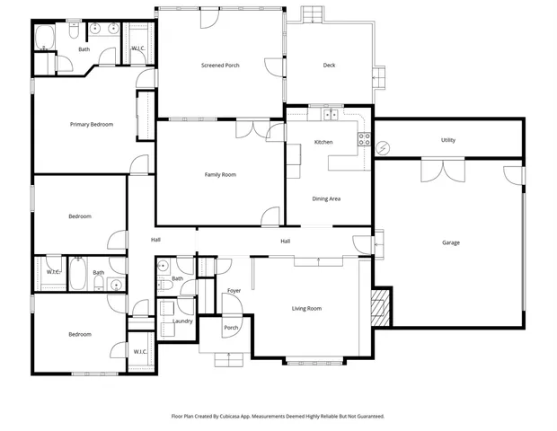 a picture of a bathroom with mirror