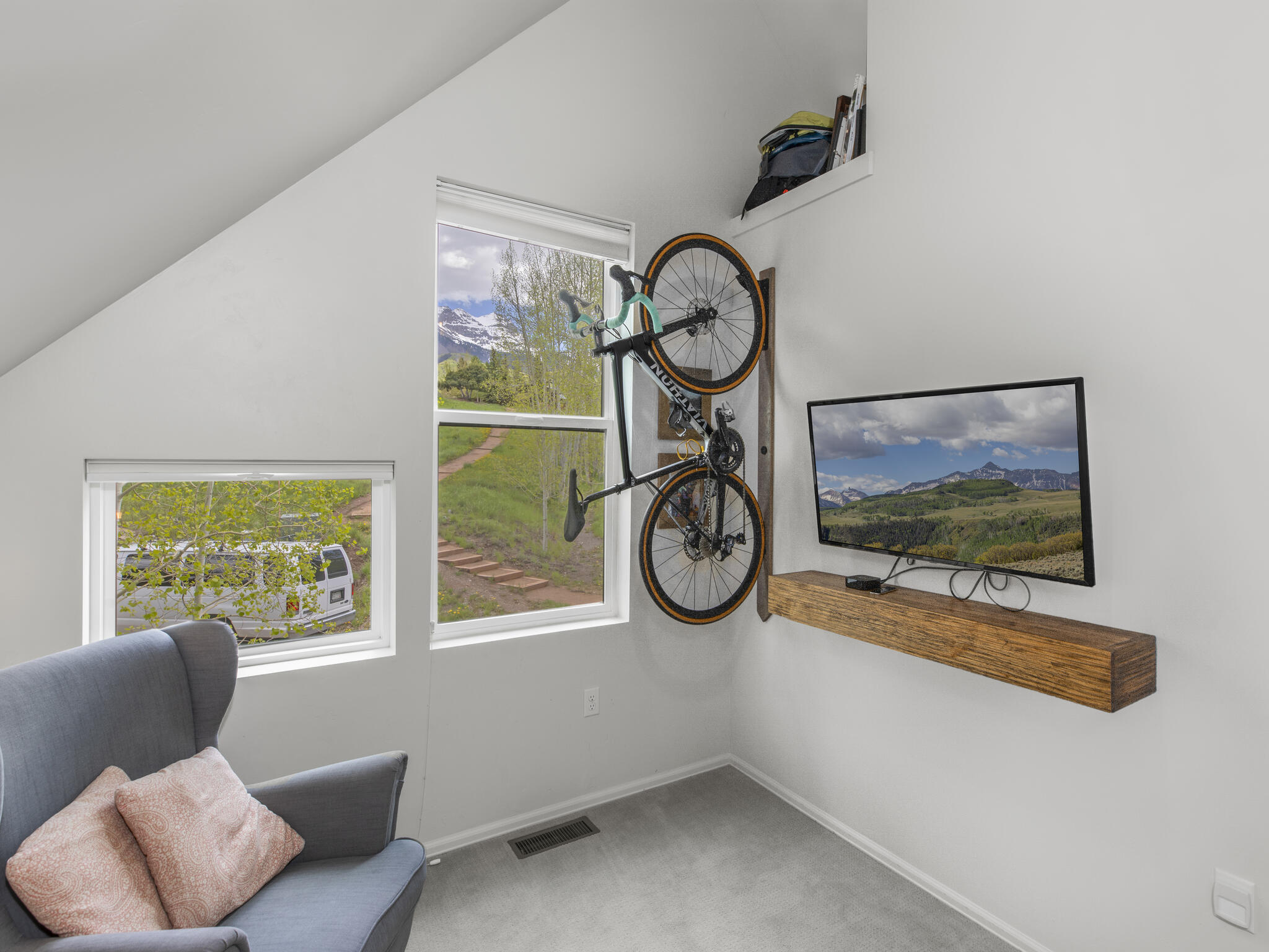165 Alexander Overlook Telluride, CO 81435 - Photo 17 of 27 a view of a livingroom with furniture and windows