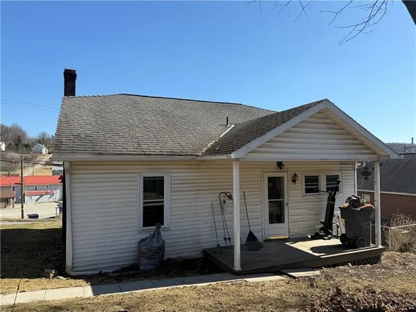 a view of a house with patio