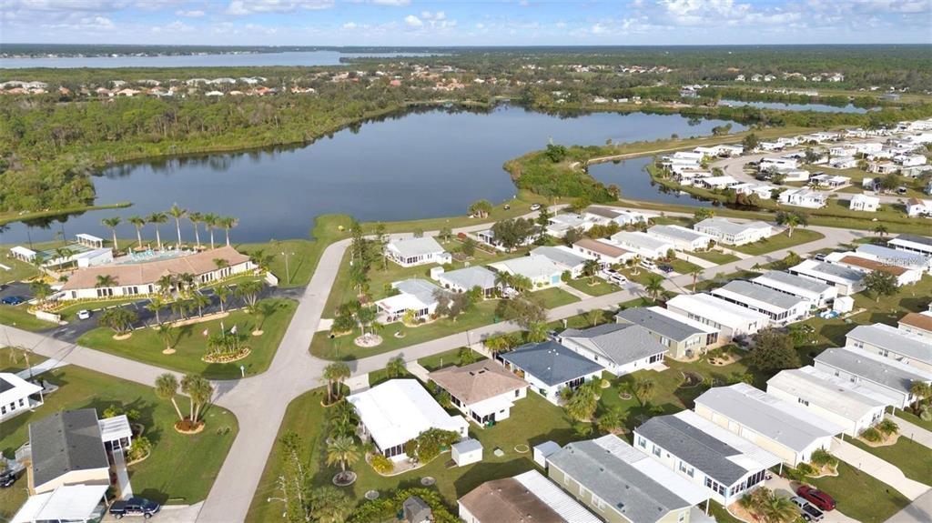 3520 Kenneth Road Port Charlotte, FL 33953 - Photo 37 of 43 an aerial view of a city with lake view
