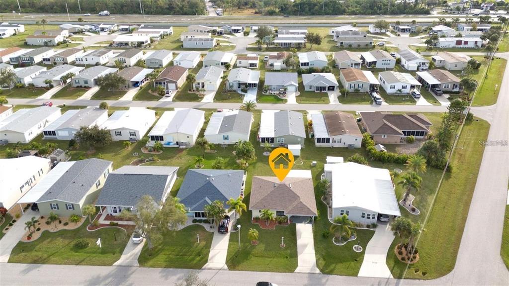 3520 Kenneth Road Port Charlotte, FL 33953 - Photo 43 of 43 an aerial view of residential houses with outdoor space