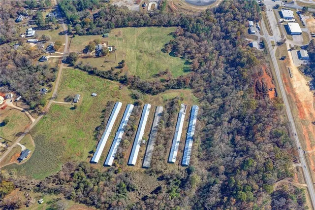 a view of outdoor space with green space