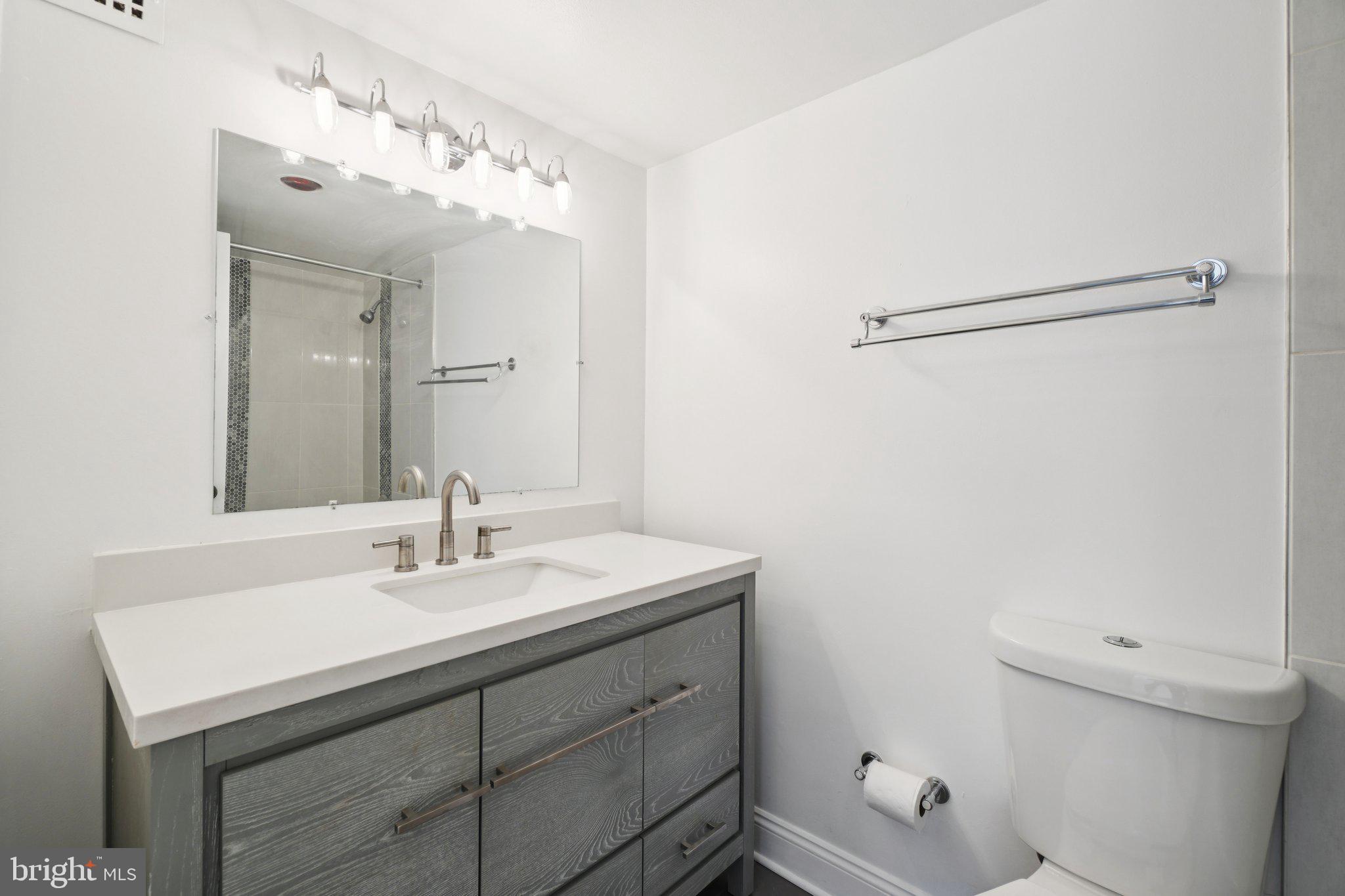 2059 Huntington Avenue, Unit 111 Alexandria, VA 22303 - Photo 30 of 34 a bathroom with a sink vanity and a mirror
