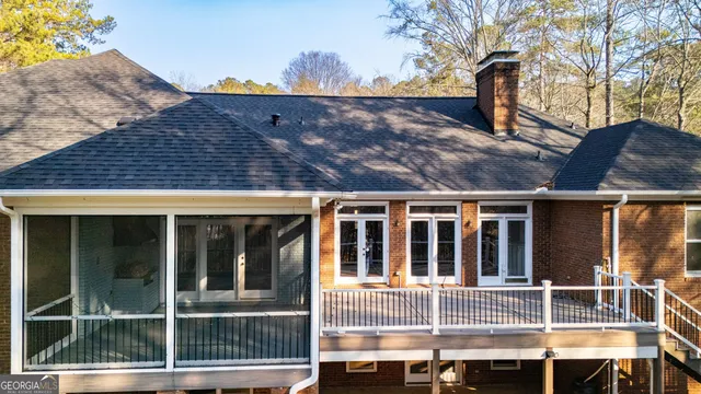 a view of outdoor space with lounge chair