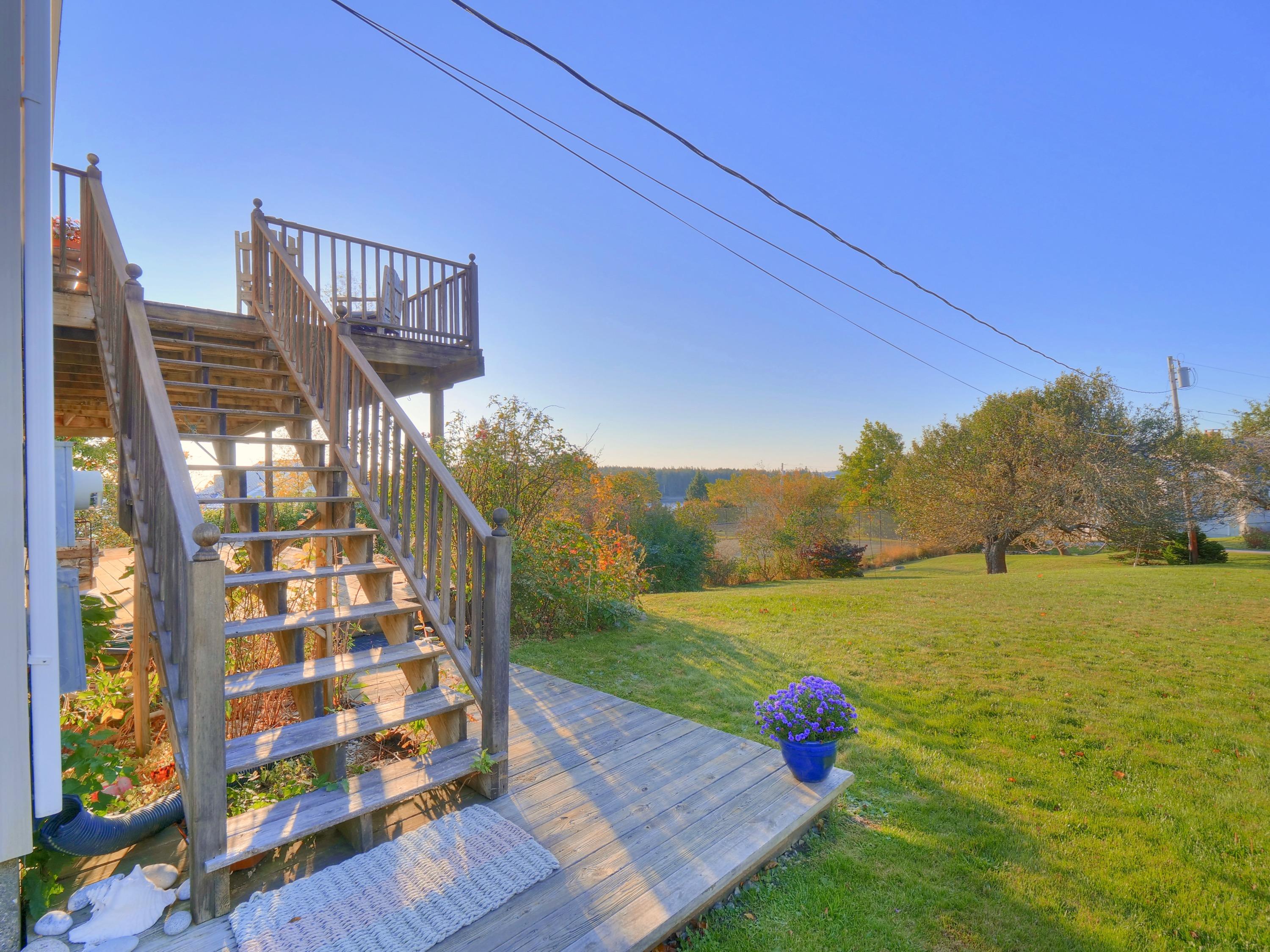 15 Ash Is Vw Road Owls Head, ME 04854 - Photo 52 of 64 Stairs to 2nd Level Deck
