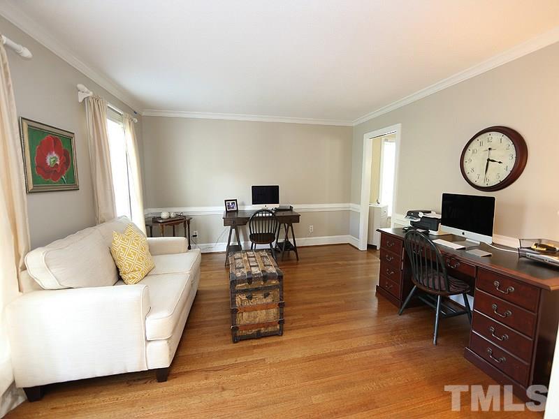 2501 Bredon Court Raleigh, NC 27613 - Photo 3 of 25 a living room with furniture and wooden floor