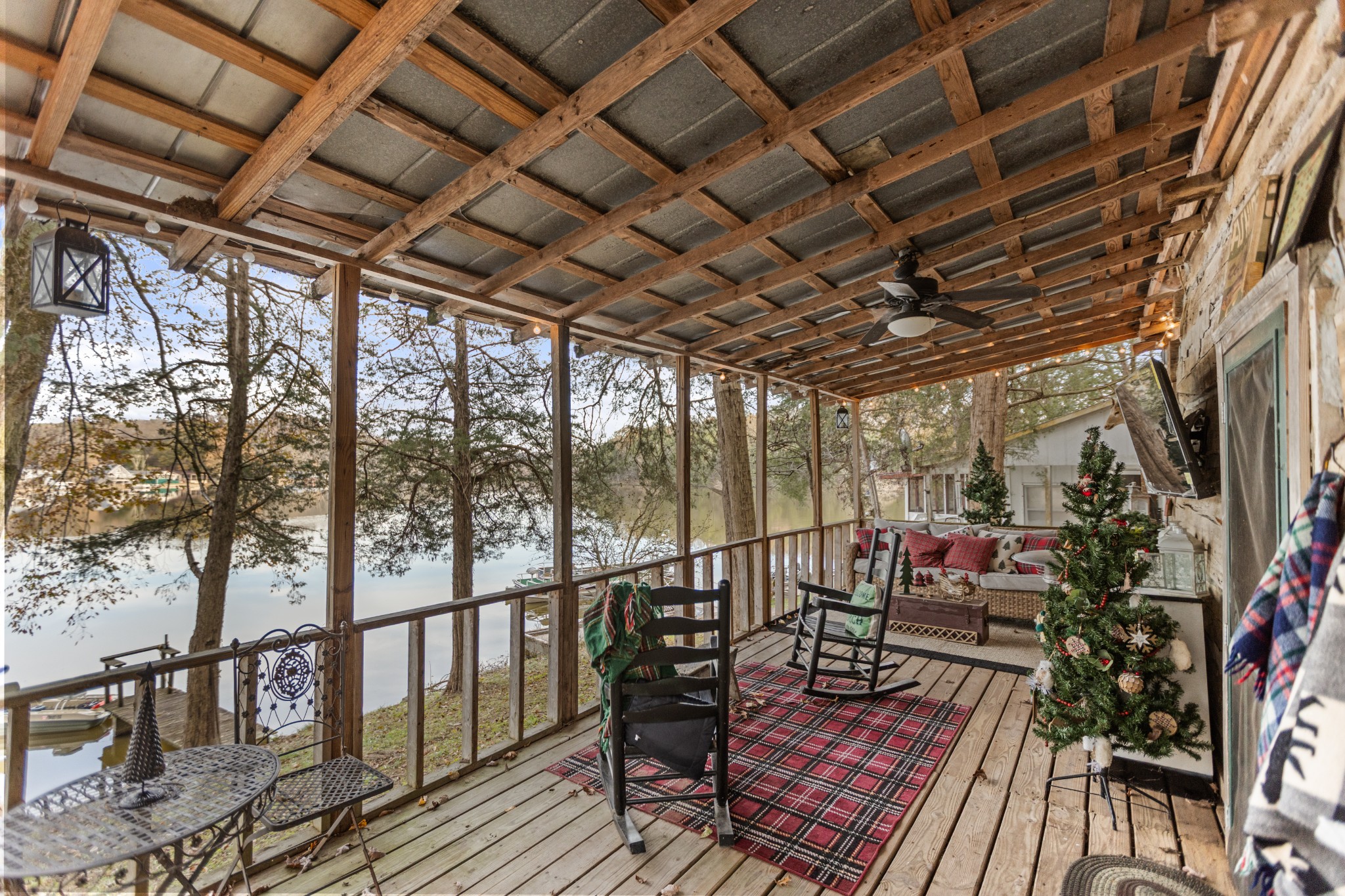 116 Lincoln Lake Road Kelso, TN 37348 - Photo 7 of 46 a view of a living room with furniture wooden floor and a rug