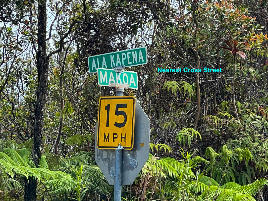 83 Makoa Road Mountain View, HI 96771 - Photo 12 of 22 a sign that is on a pole
