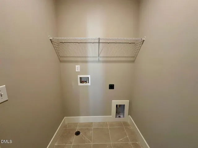 a view of a room with empty racks