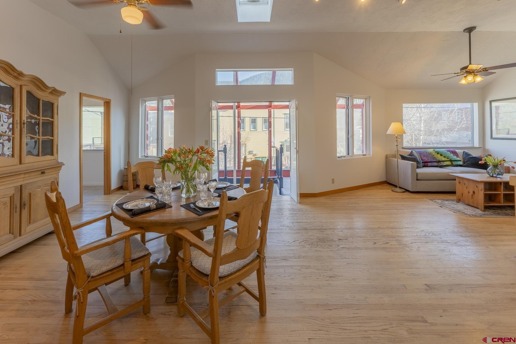 310 2nd Street Crested Butte, CO 81224 - Photo 13 of 42 a view of a dining room with furniture window and outside view