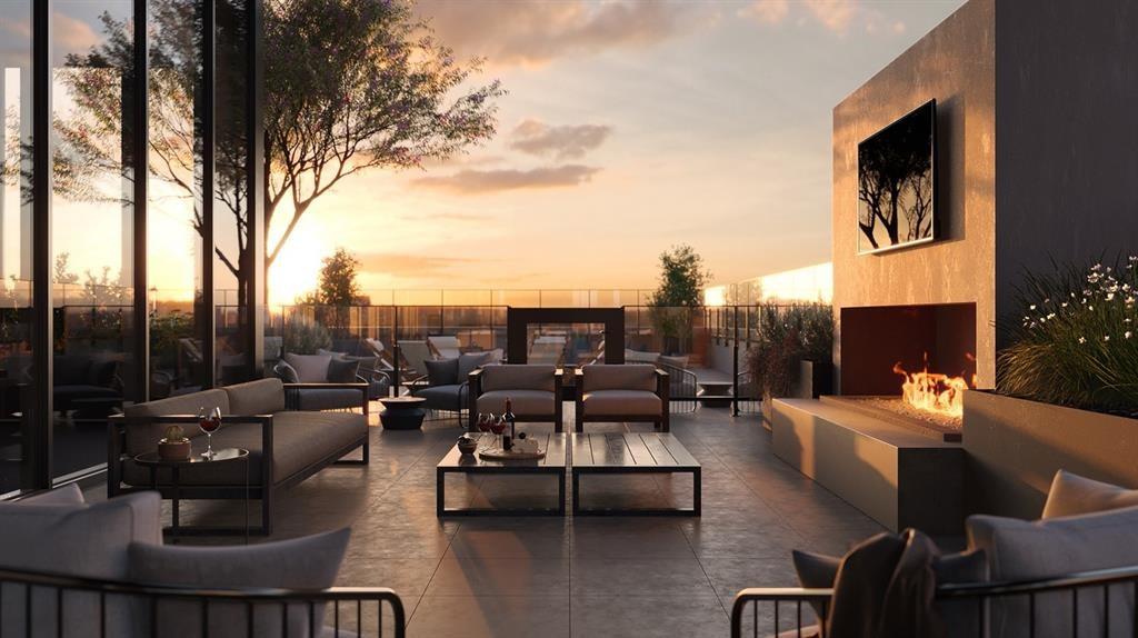 84 East Avenue, Unit 1202 Austin, TX 78701 - Photo 29 of 39 a terrace view with seating space