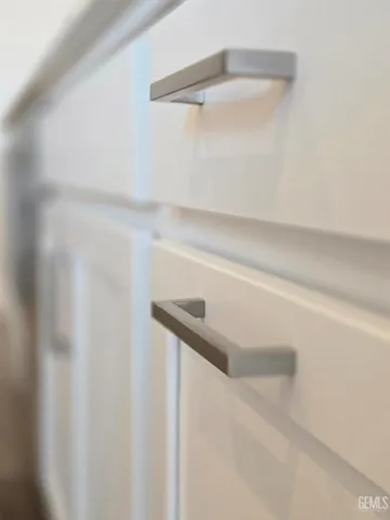 a close view of closet