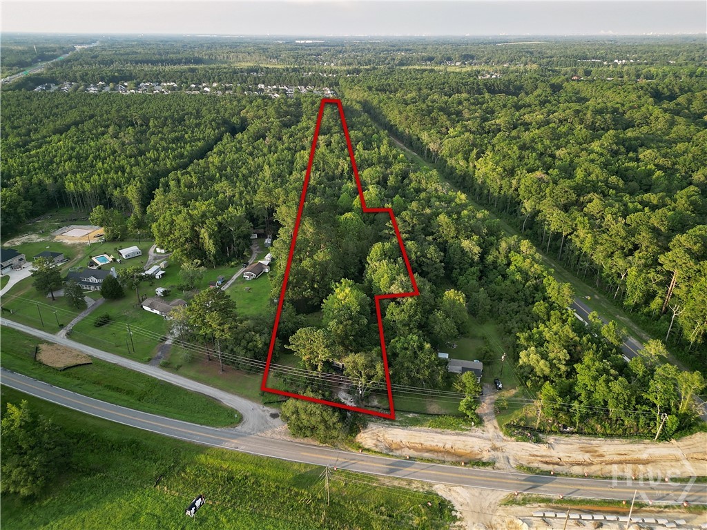 Approximate property boundary overlay
