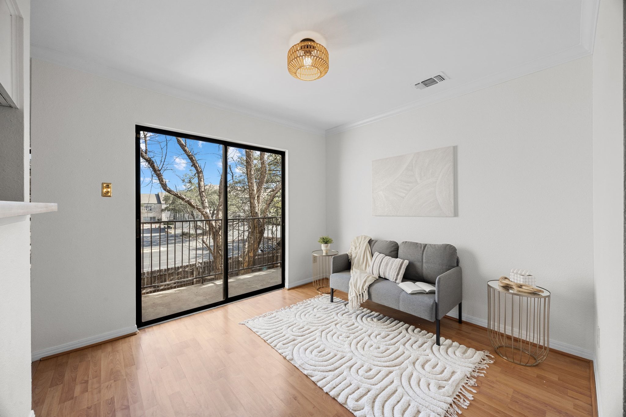 4159 Steck Avenue, Unit 258 Austin, TX 78759 - Photo 10 of 28 a bedroom with furniture and a window