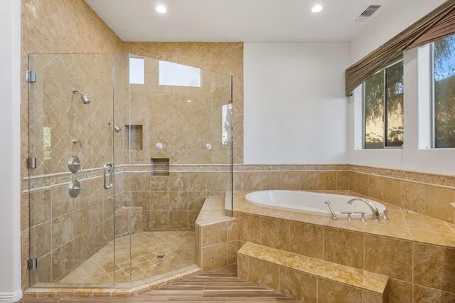 a outdoor living space with patio furniture