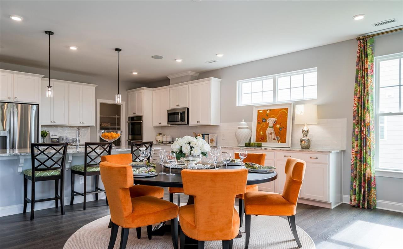 624 Ressler Street, Unit 374 Holly Springs, NC 27540 - Photo 19 of 19 Not actual home. Home in progress complete Feb/ March 2022. This is the same floor plan as our model home as pictured. Dining Room