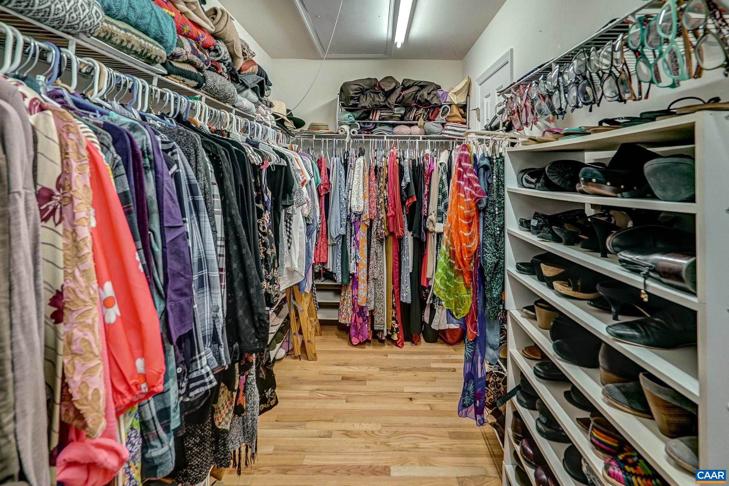 2050 Shepherds Ridge Road Charlottesville, VA 22901 - Photo 33 of 68 a view of walk in closet with clothes and shoes