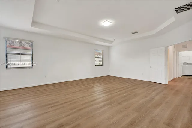 wooden floor in an empty room